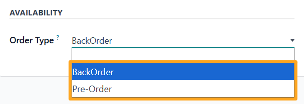 Odoo 18.0 Google Merchant Center GMC Product Order Types